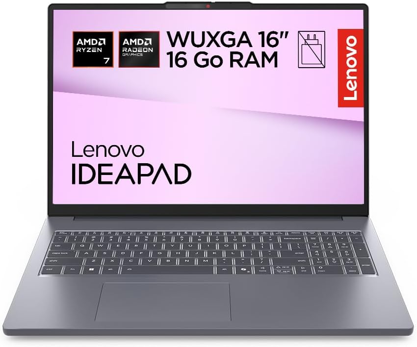 Lenovo IdeaPad Slim 3 16ARP10 - Ordinateur Portable 16'' WUXGA